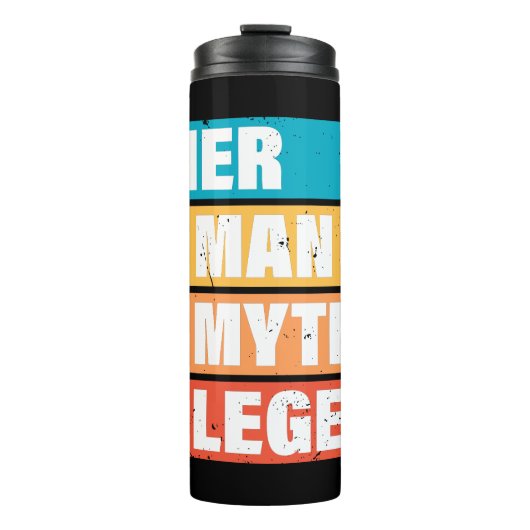 Gamer. Het Man. De mythe. De Legende. Thermosbeker (Voorkant)