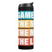 Gamer. Het Man. De mythe. De Legende. Thermosbeker (Gedraaid links)
