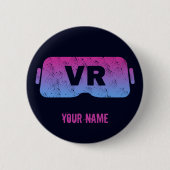 gamer-HMD-videoglas (Virtual Reality, VR) Ronde Button 5,7 Cm (Voorkant)