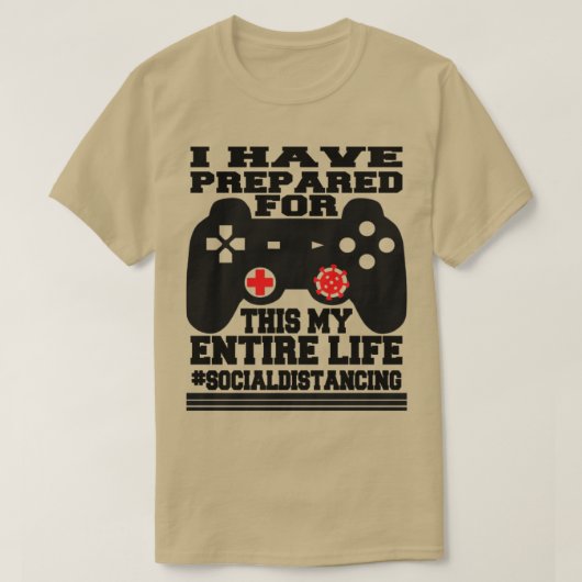 Gamer Home T-shirt (Design voorkant)
