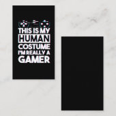 Gamer humor gamer gezegde visitekaartje (Voorkant / Achterkant)