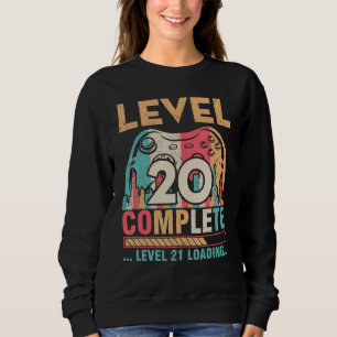 Gamer Husband Wife Marry Level 20 Volledig Niveau  Trui