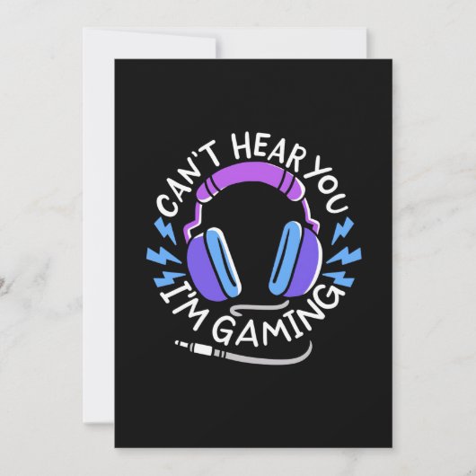 Gamer I Am Gaming Kaart (Voorkant)
