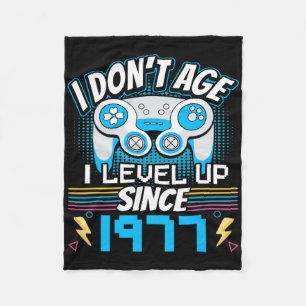Gamer I Don't Age I Level Up beroemd gemaakt door  Fleece Deken