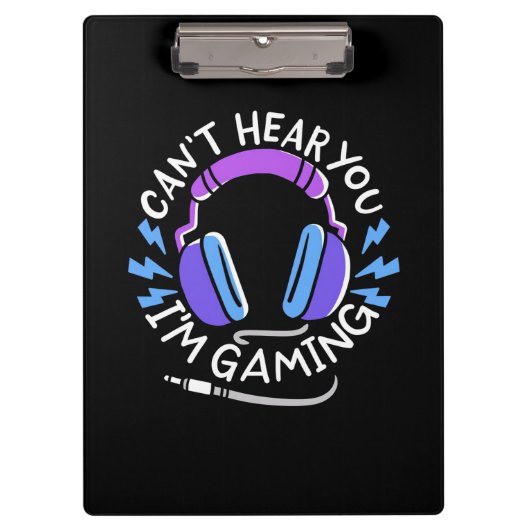 Gamer ik ben aan het gamen klembord (Voorkant)