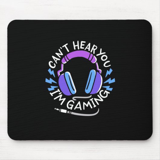 Gamer ik ben aan het gamen muismat (Voorkant)