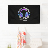 Gamer ik ben aan het gamen spandoek (Insitu)