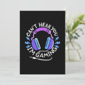 Gamer Ik Ben Gamen Kaart (Staand voorkant)