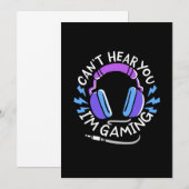 Gamer Ik Ben Gamen Kaart (Voorkant / Achterkant)