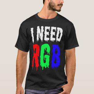 Gamer ik RGB nodig T-shirt