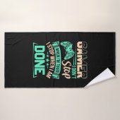 Gamer ik stop als ik klaar ben badhanddoek (Badhanddoek)