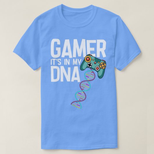 Gamer in mijn DNA1 T-shirt (Design voorkant)