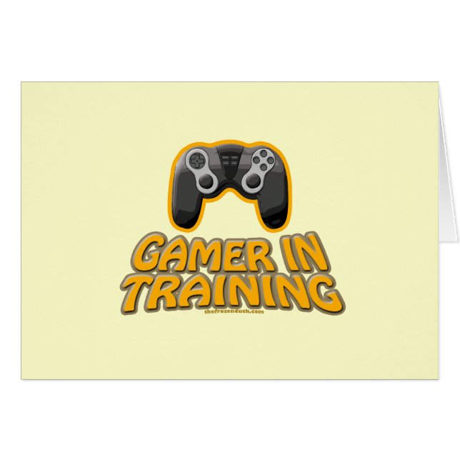 Gamer in opleiding - controller (Voorkant Horizontaal)