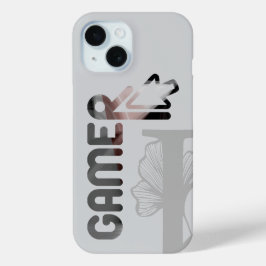 GAMER iPhone-hoesjes Trend Abstract Zwart Poedery iPhone 15 Case