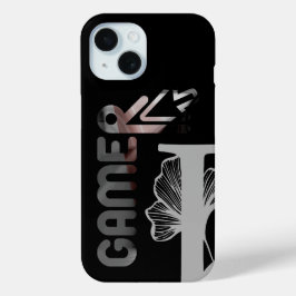 GAMER iPhone-hoesjes Trend Abstract Zwart Poedery iPhone 15 Case