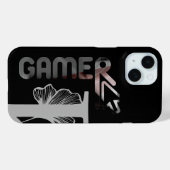 GAMER iPhone-hoesjes Trend Abstract Zwart Poedery Case-Mate iPhone Case (Achterkant (horizontaal))