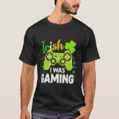 Gamer Irish Games Funny Saint Patrick Day Gamer T-shirt (Voorkant)