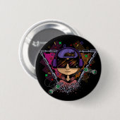 Gamer Jongen Ronde Button 5,7 Cm (Voorkant /achterkant)