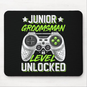Gamer Junior Bruidsjonker Niveau Ontgrendeld Video Muismat