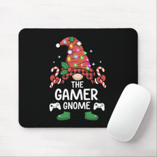 Gamer Kabouter Buffalo Plaid Bijpassende Familie K Muismat