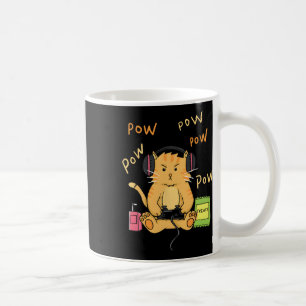 Gamer Kat Cute Kitty Koptelefoon Controller Snoepj Koffiemok