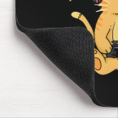 Gamer Kat Cute Kitty Koptelefoon Controller Trakta Muismat (Hoek)