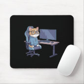 Gamer Kat Squad Grappige Meme Muismat (Met muis)
