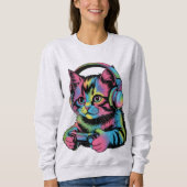 Gamer Kat Videogames  Trui (Voorkant)