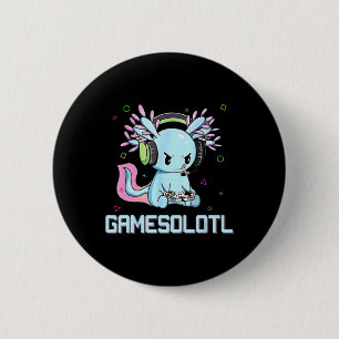 Gamer Kawaii Anime B Ronde Button 5,7 Cm