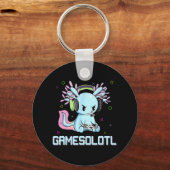 Gamer Kawaii Anime B Sleutelhanger (Voorkant)