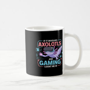 Gamer Kawaii Axolotl Anime Thema Pret Voor Iederee Koffiemok