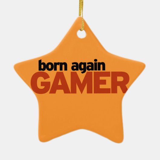 Gamer Keramisch Ornament (Achterkant)
