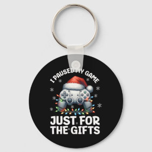 Gamer Kerst Gaming Kerstmis Videogames Jongens Chr Sleutelhanger
