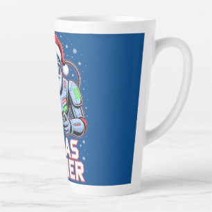 Gamer Kerstcadeaus Cyber Santa Robot Kerstmis Game Latte Mok