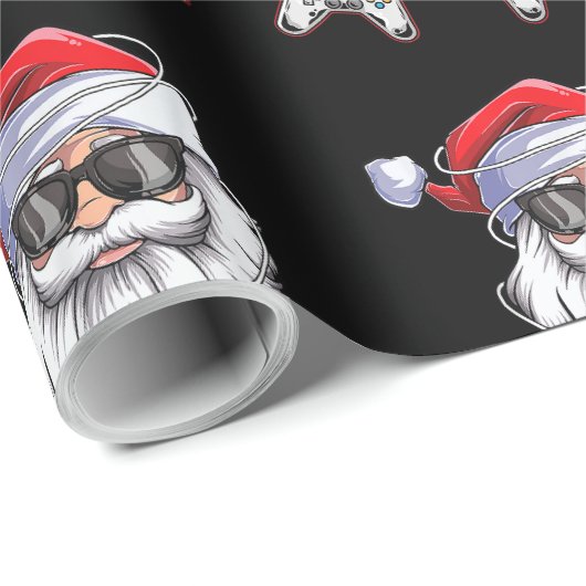 Gamer Kerstkerstkerstkerstkerstkerstfeestjes Video Cadeaupapier (Rol Hoek)