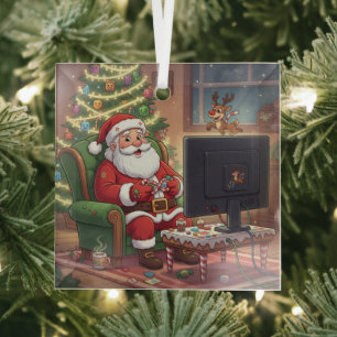 Gamer Kerstman Ornament