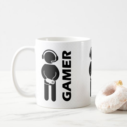 Gamer Koffiemok (Met donut)
