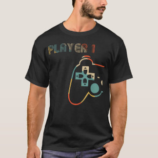 Gamer Koppel Speler 1 Speler T-shirt