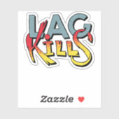 Gamer Lag Sticker (Vel)