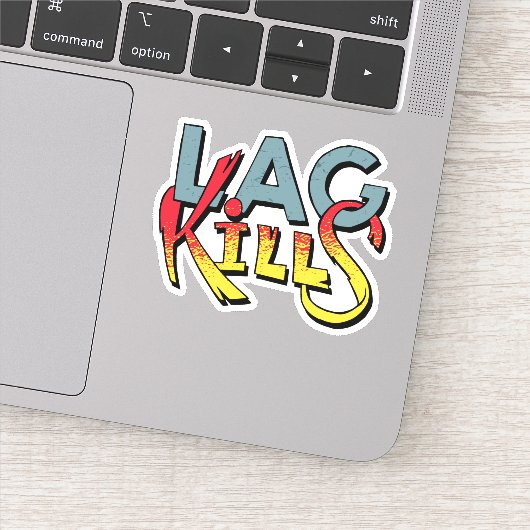 Gamer Lag Sticker (Detail)