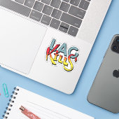 Gamer Lag Sticker (Laptop met iPhone)
