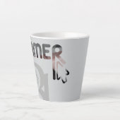 GAMER Latte Mok Abstracte Trend Interieur Decor (Voorkant)