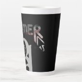 GAMER Latte Mok Abstracte Trend Interieur Decor (Voorkant)
