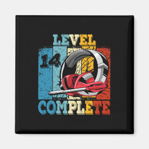 Gamer Level 14 Ontgrendeld Volledige Gaming Contro Magneet