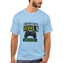Gamer Level 1 Unlocked Beginner Controller Funny