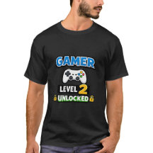 Gamer Level 2 Ontgrendeld Grappige Beginners Contr