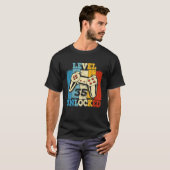 Gamer Level 35 ontgrendelde complete gamecontrolle T-shirt (Voorkant volledig)