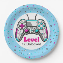 Gamer Level up Videogame Controller Verjaardag