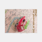 Gamer Life Adventure with Zeemz TTRPG Tabletop Fleece Deken (Voorkant (Horizontaal))