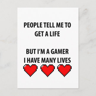 Gamer Lives Briefkaart